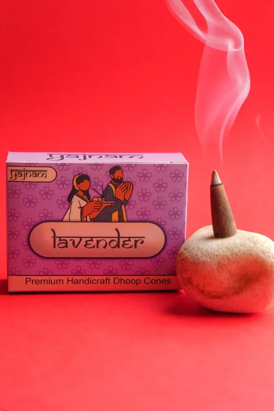 Lavender Dhoop Cones