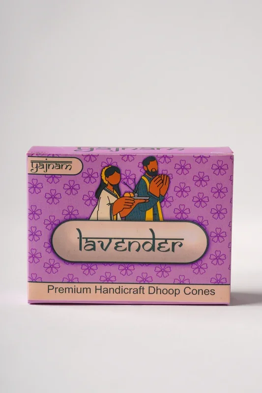 Lavender Dhoop Cones thumbnail 2