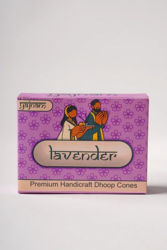 Lavender Dhoop Cones
