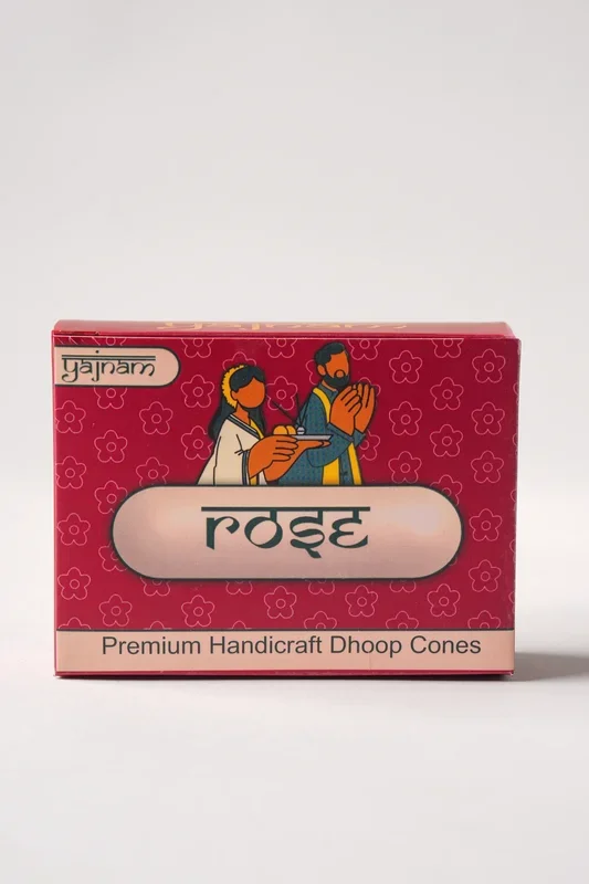 Rose Dhoop Cones